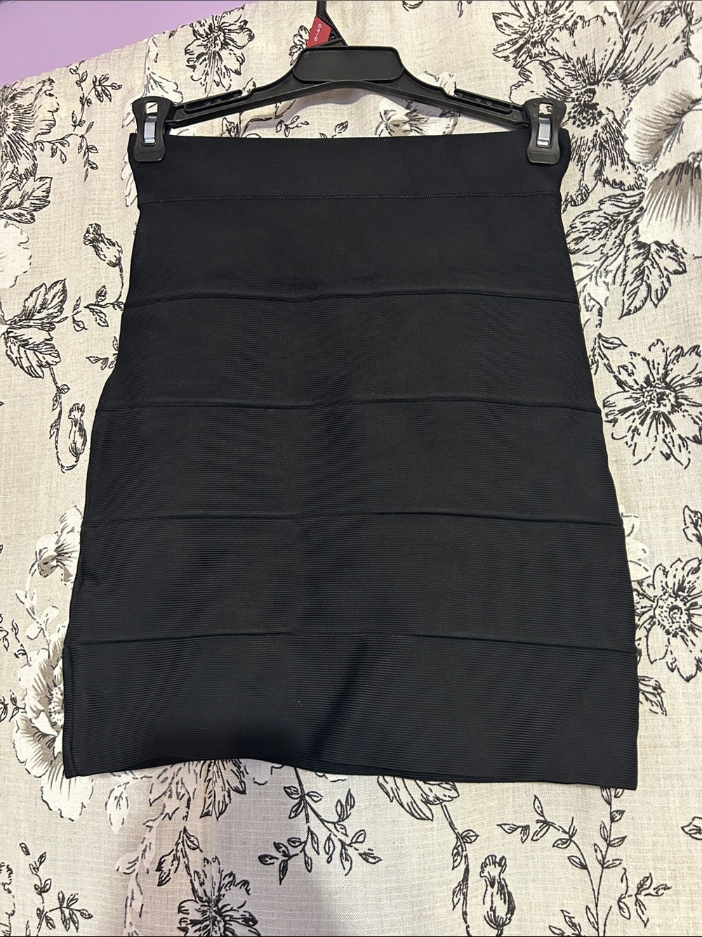 BCBGMaxAzria Black Bandage Pencil Skirt